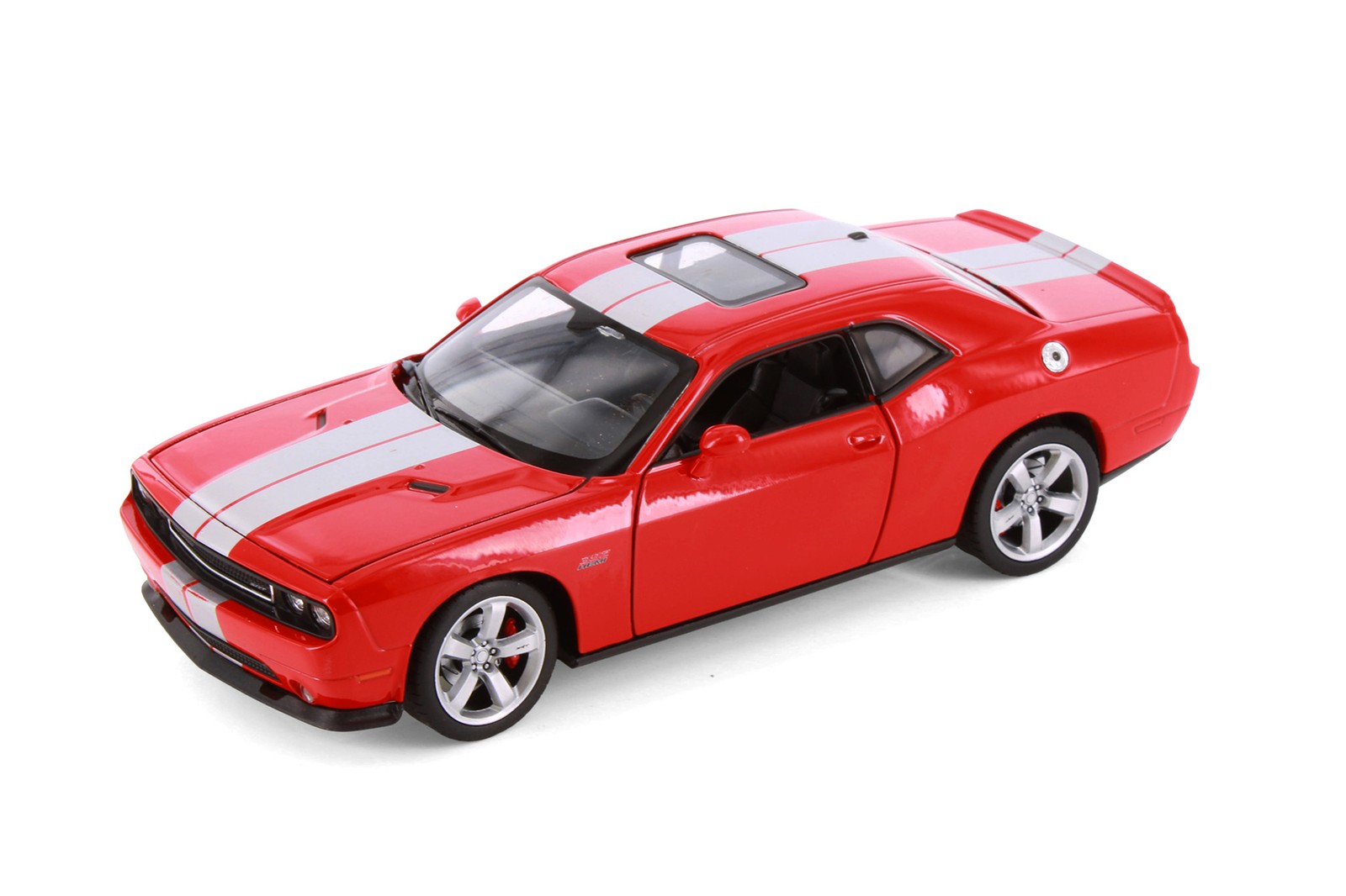 BOX OF 4 2013 DODGE CHALLENGER SRT HARD TOP 1/24 DIECAST CAR SHOWCASTS 24049/4D