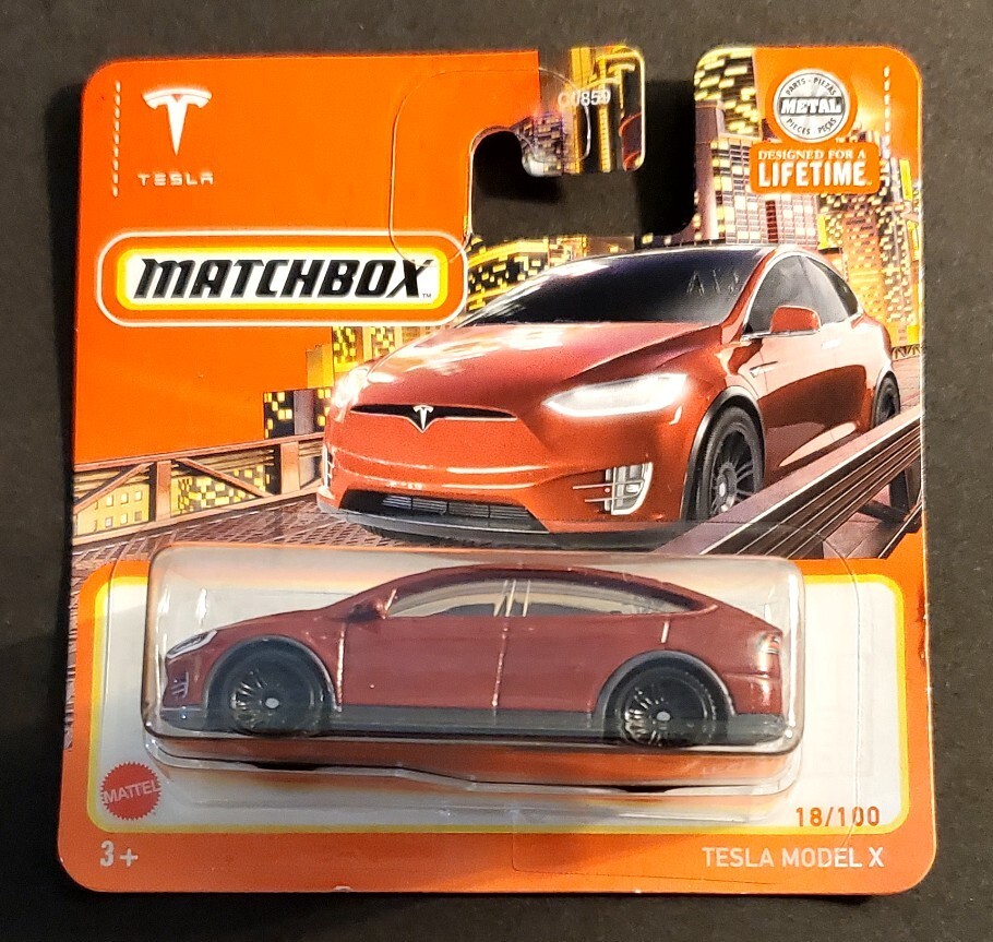 Matchbox MBX City TESLA MODEL X,Y ROADSTER Mixed set of 8 cars NEW on card