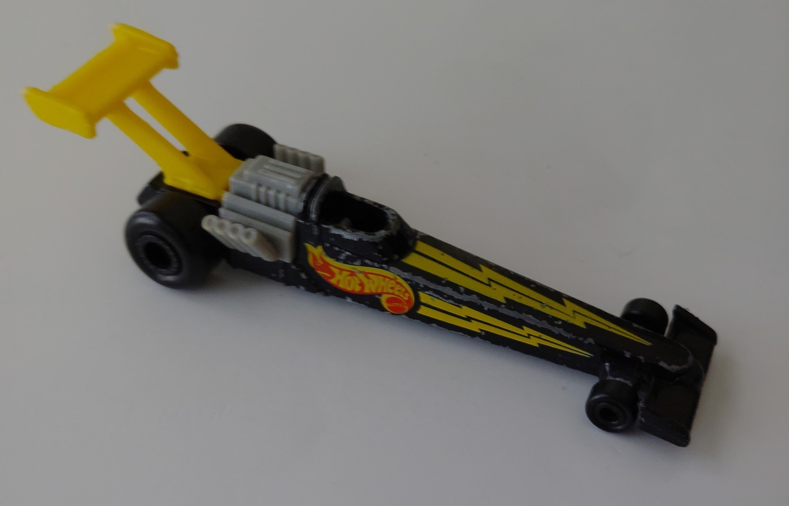 Hot Wheels Dragster Die Cast Car Lightning Bolt Drag Racer Mattel 5″ Vtg 1993