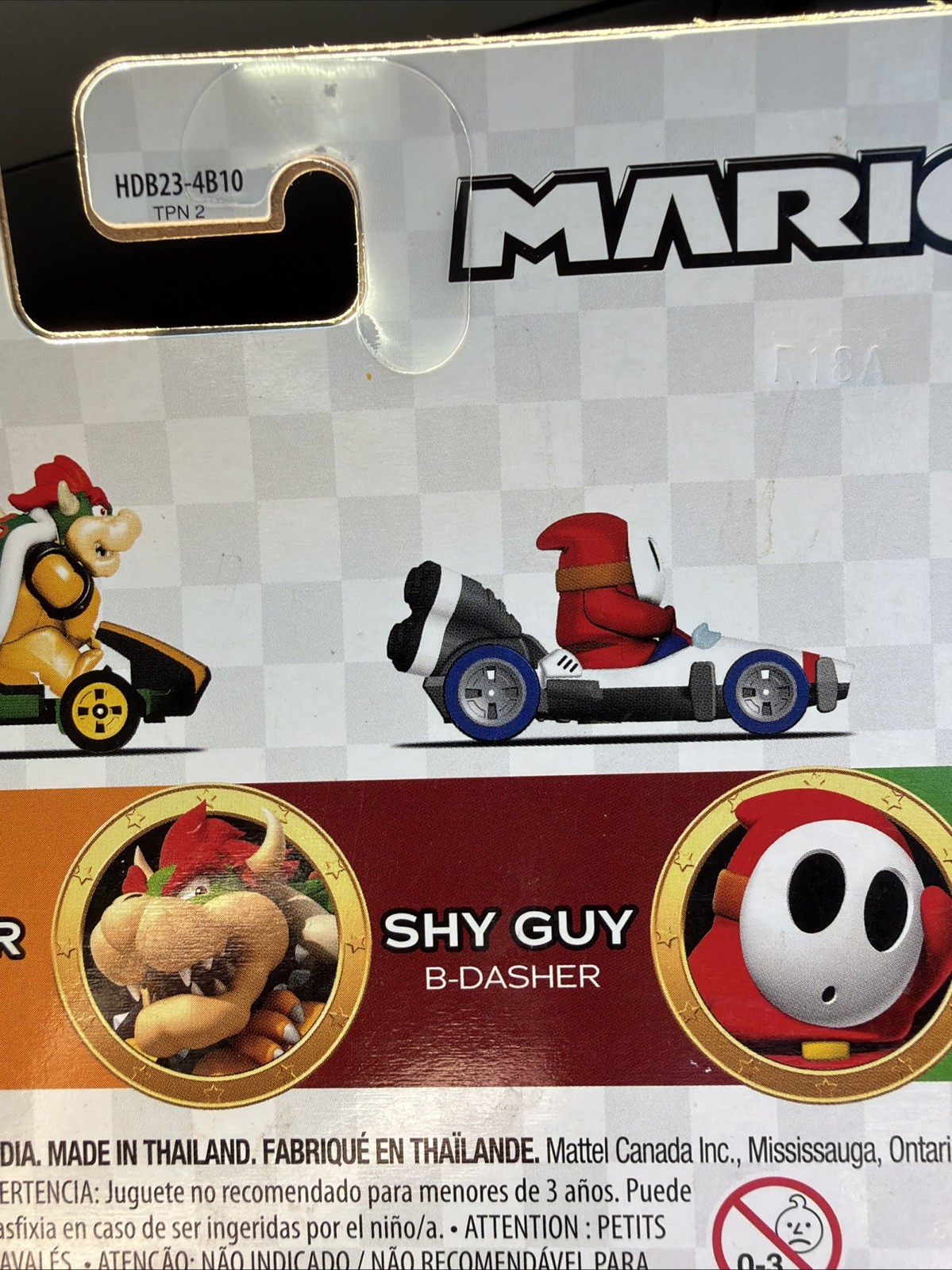 Hot Wheels Mario Kart 4 Pack 1/64 Go Kart – Multi-Color NIB New Sealed Dry Bones