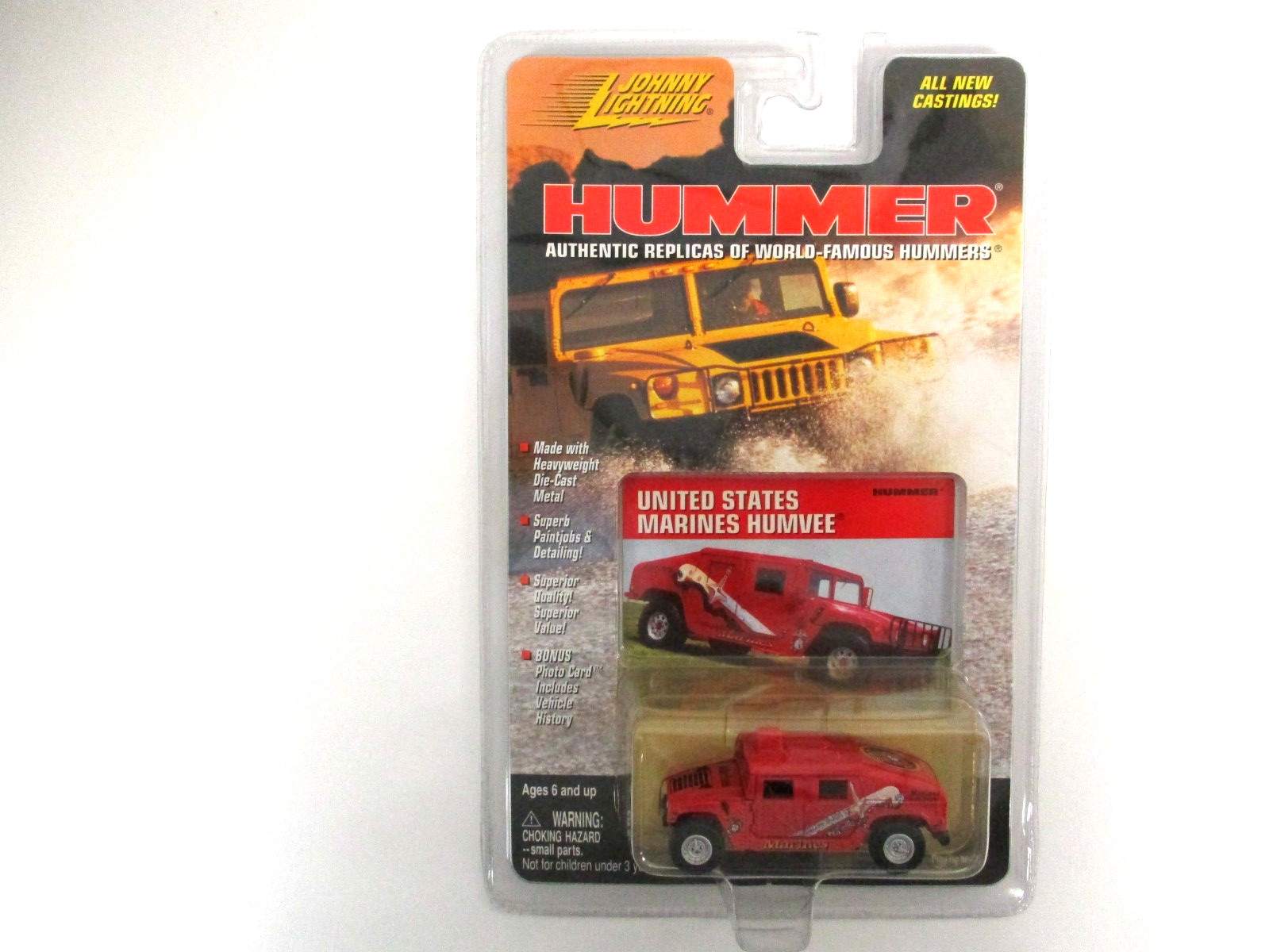 JOHNNY LIGHTNING – UNITED STATES MARINES HUMMER / HUMVEE 4X4 – 1/64
