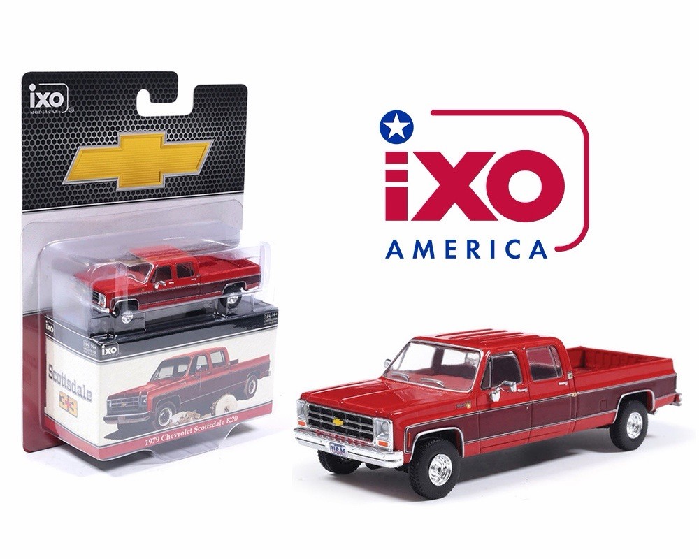IXO Model 1979 Chevrolet Scottsdale Carmine Red 1/64