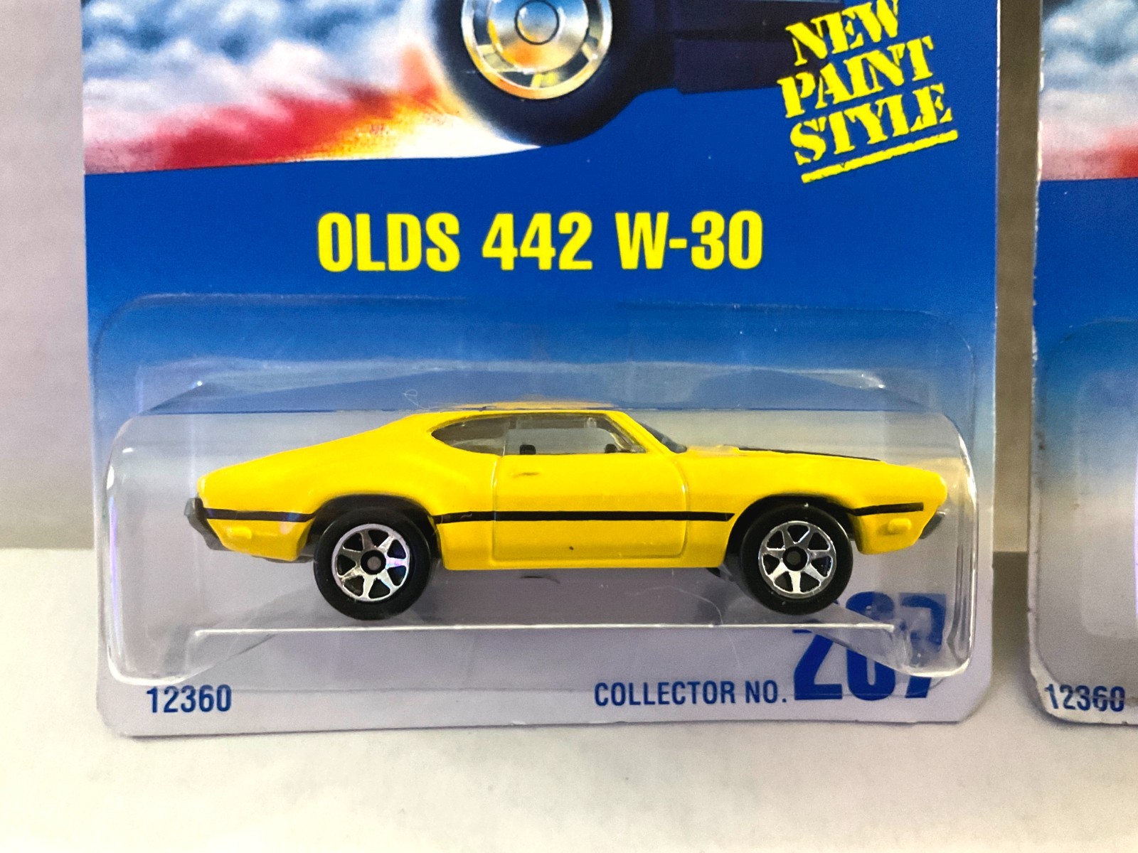Hot Wheels OLDS 442 W-30 #267 – 3 Variation Lot – WHEELS, BASES, PACKAGES