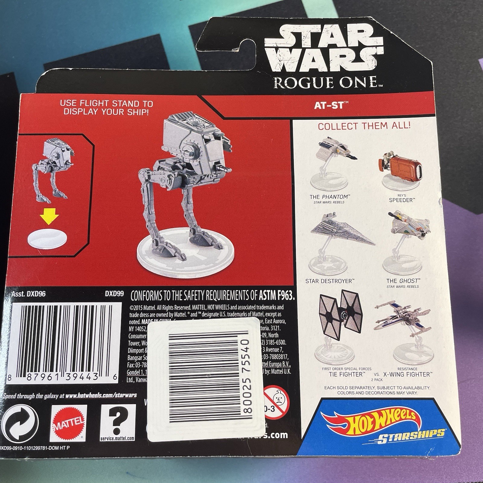 Hot Wheels Star Wars Starships 5 Pack (2015/Lot A)