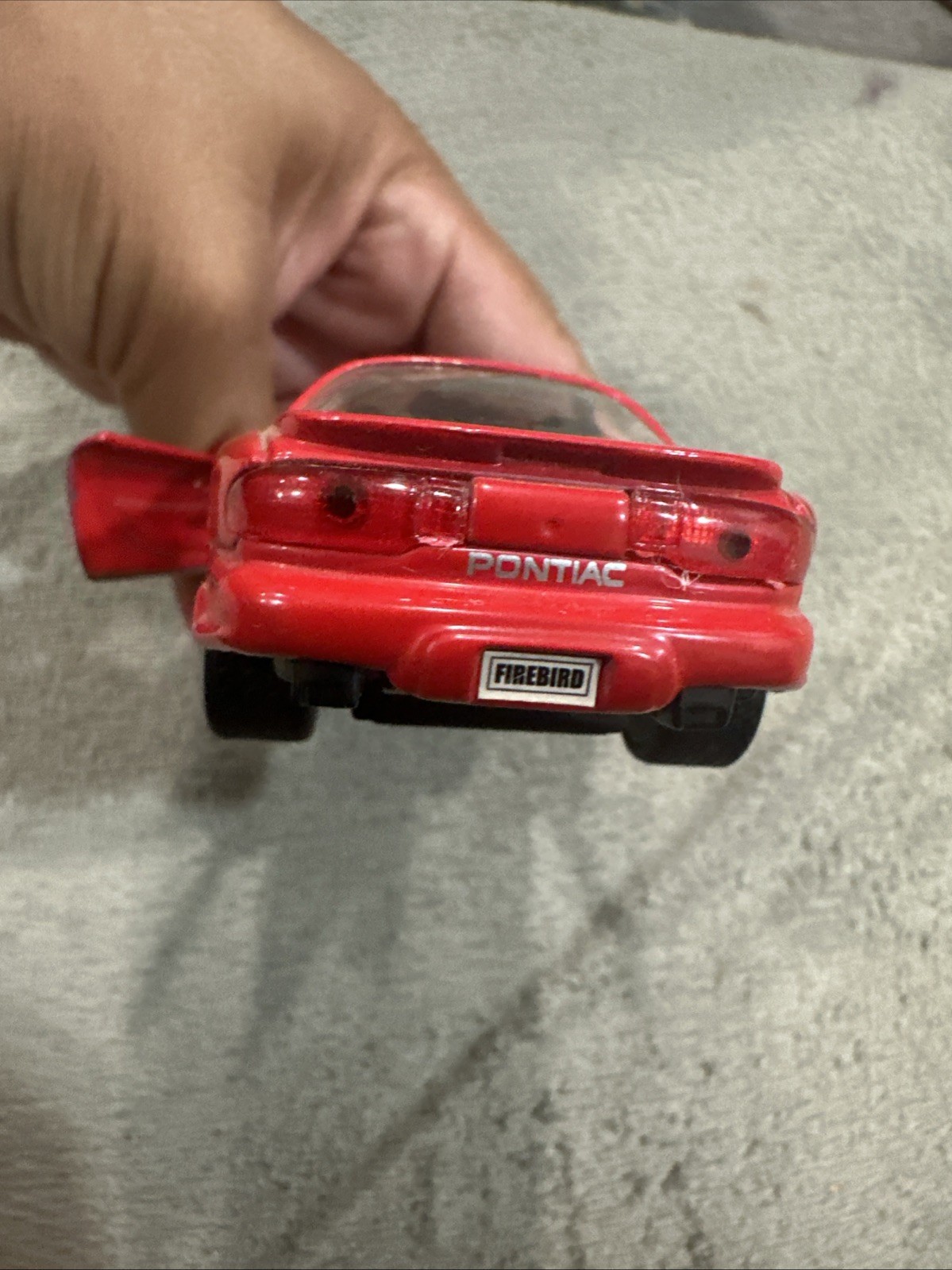 Welly Diecast Pontiac Firebird 1995 Red 1:38 Scale Car Pullback Action