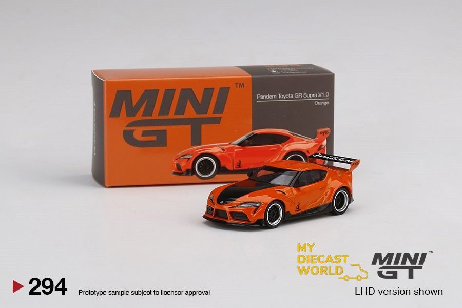 1/64 Mini GT #294 Pandem Toyota GR Supra V1.0 Mijo Exclusive World Wide Limited