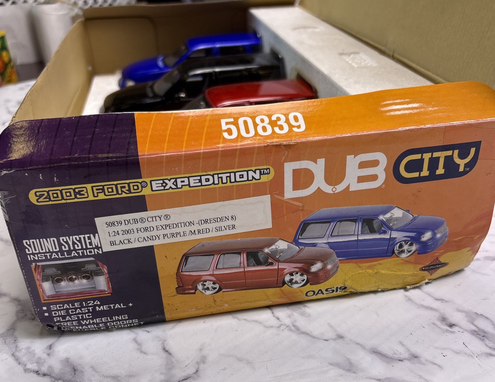 NEW Jada 1:24 Dub City Pack Of 4 2003 Ford Expedition Red Blue Silver Black🔥🔥