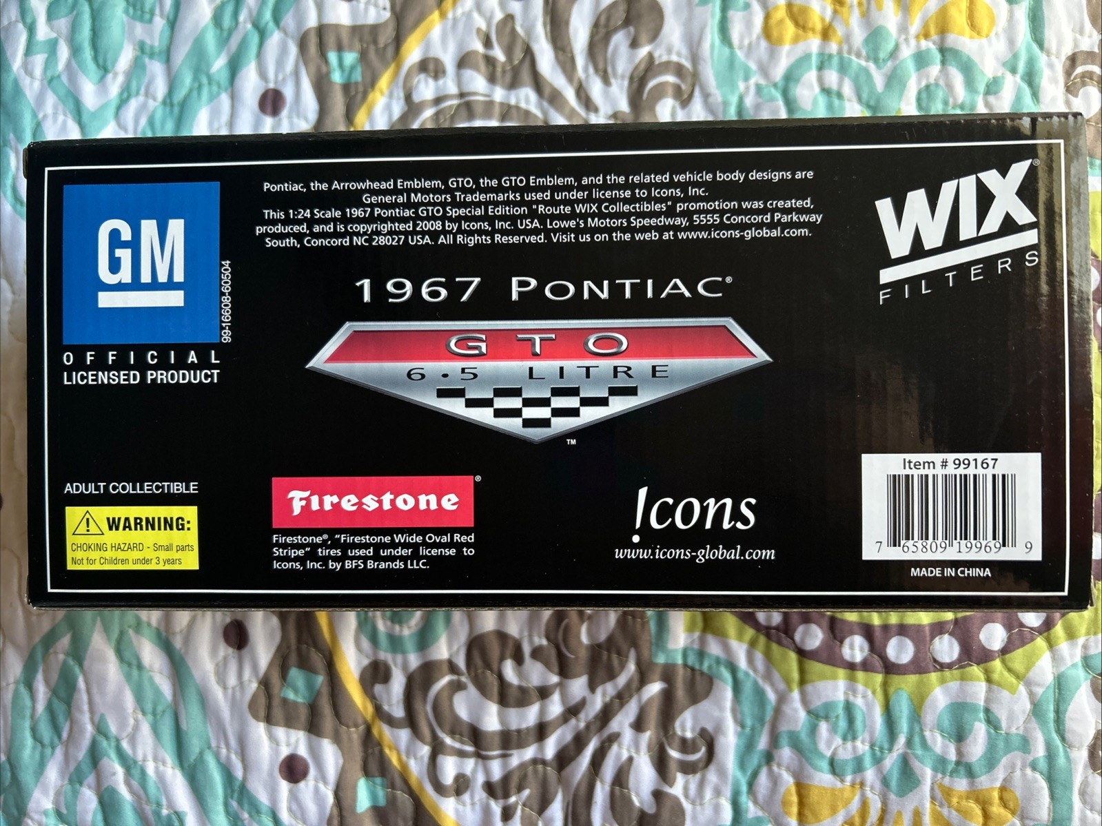 1967 Pontiac GTO Special Edition 1:24 Diecast Route WIX Collectibles Icons 2008