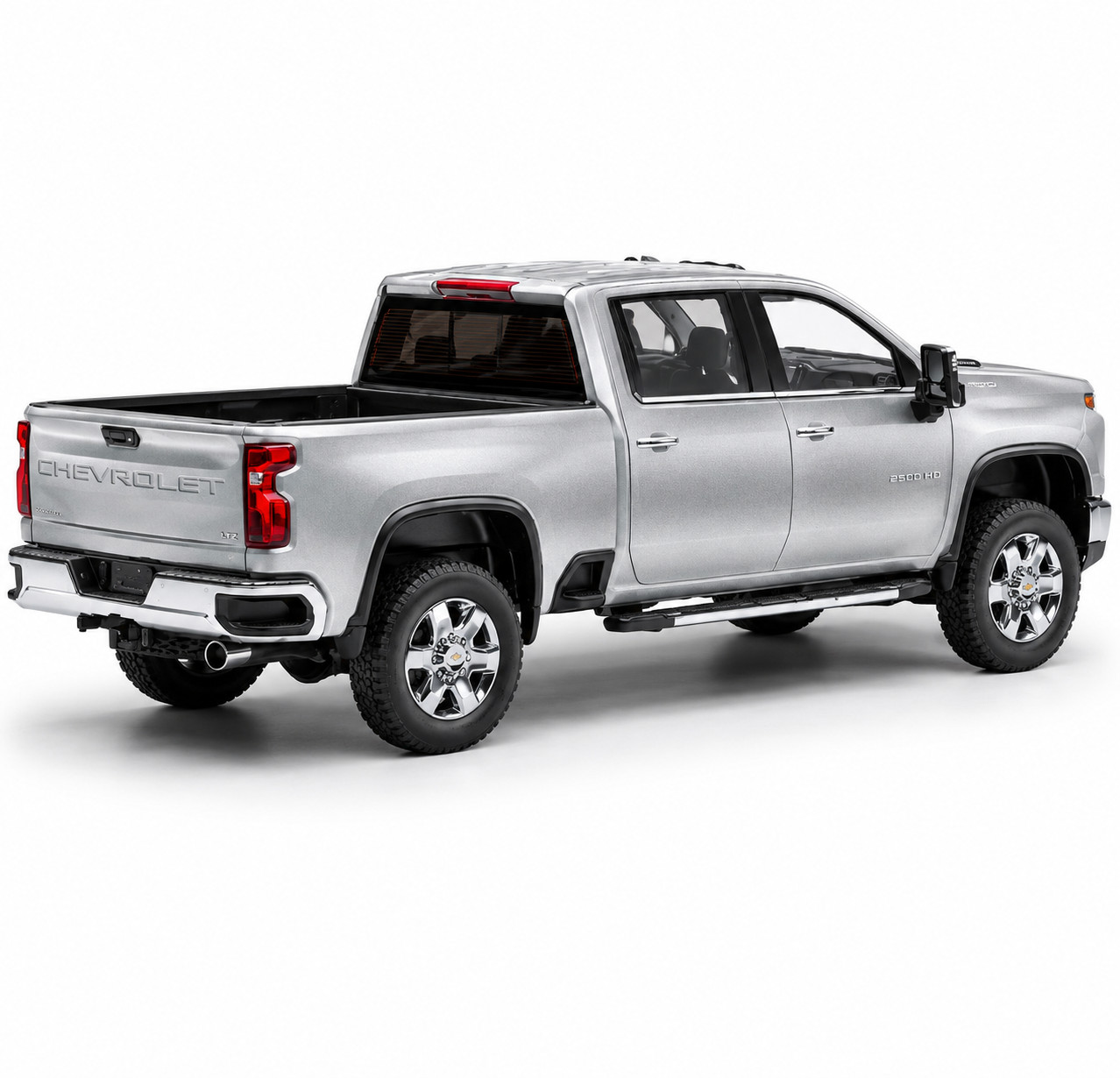 SMC 1/64 CHEVY SILVERADO PICK UP TRUCK Die Cast -SILVER-