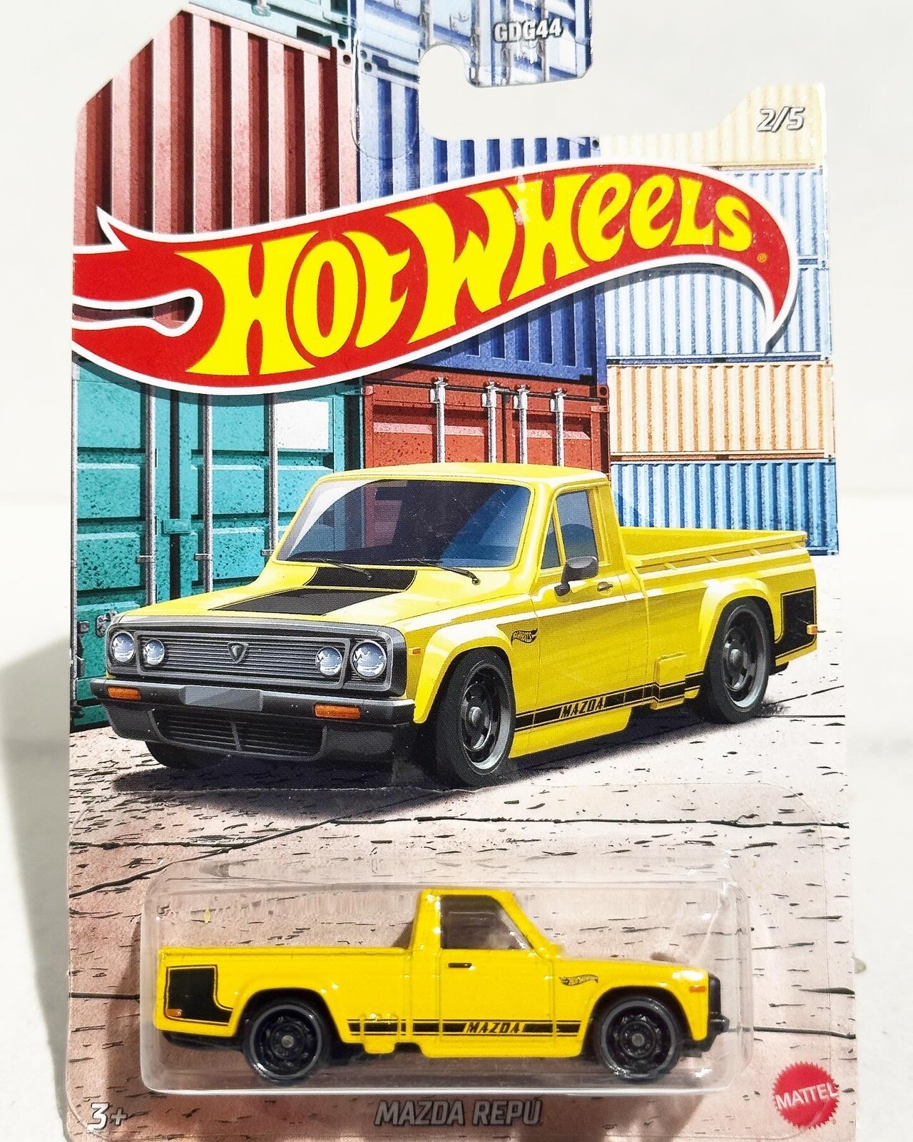 Diecast 1/64 Lot Of 4 Mazda, Chevy & Ford Pickup trucks Hot wheels