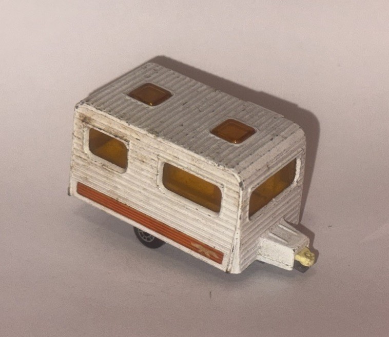 MATCHBOX LESNEY SUPERFAST Loose Caravan #31 (White)