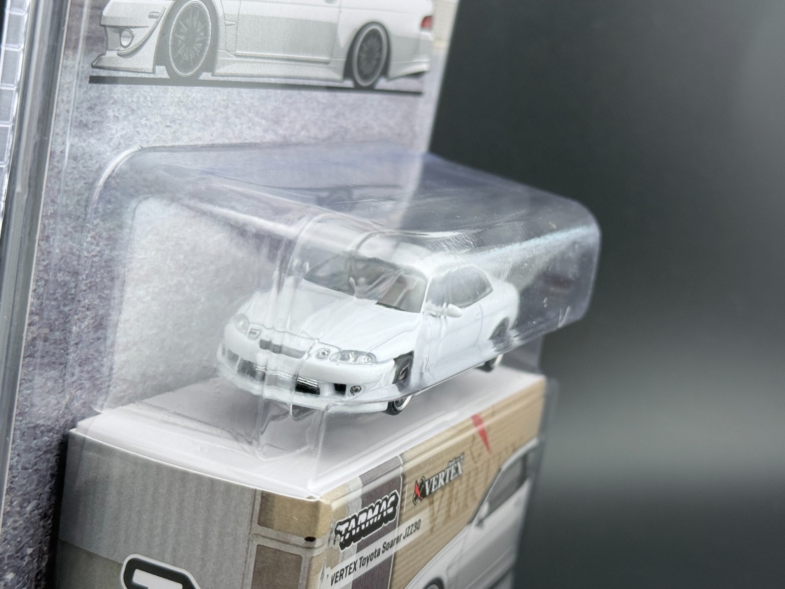 Tarmac Works VERTEX Toyota Soarer JZZ30 White Global64 1/64