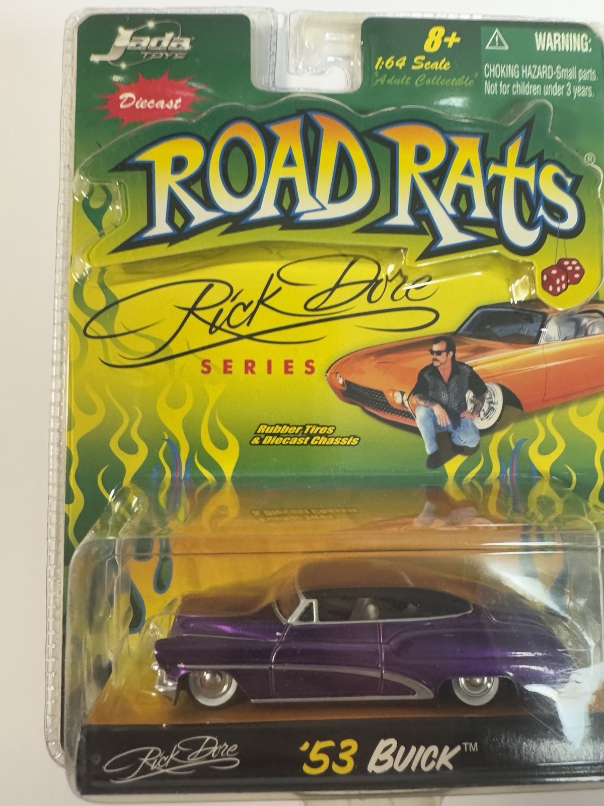 Jada 53 1953 Buick Super Riviera Rick Dore Road Rats Hot Rod Car Purple RARE