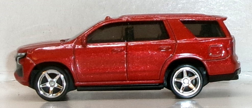 LOOSE 2026 MATCHBOX 1:64 DARK RED 2023 CHEVY TAHOE Z71 WHEEL SWAP REAL RIDERS