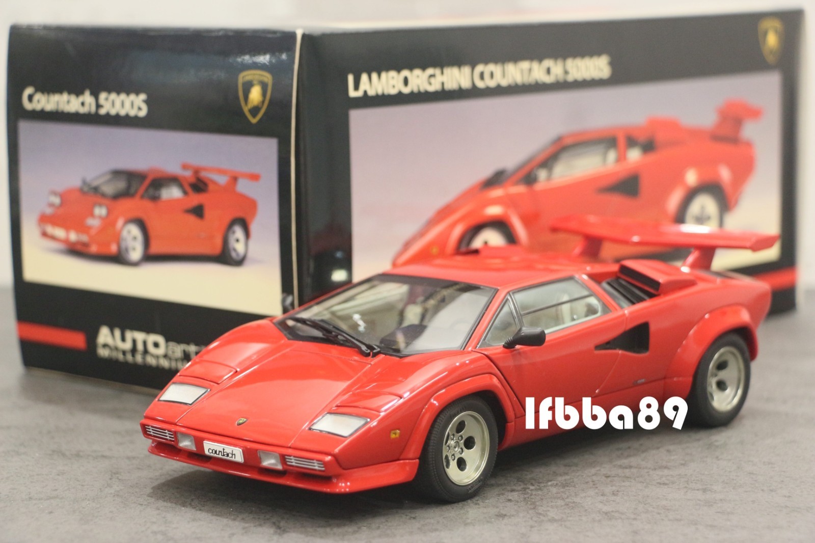 AUTOART 1/18 LAMBORGHINI COUNTACH LP5000S RED 74531 藍寶基尼