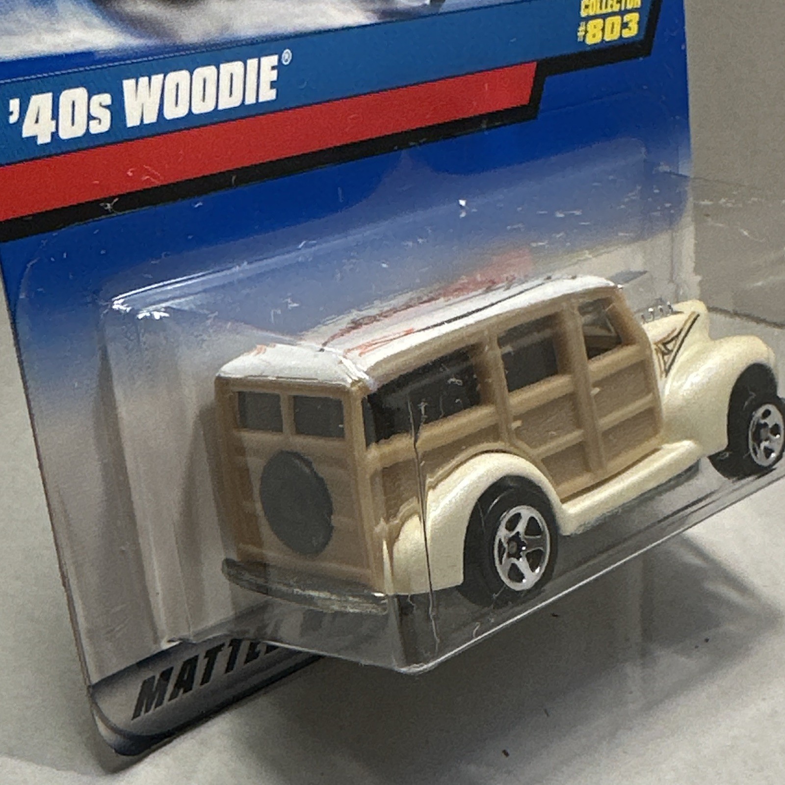 Hot Wheels Collector ’40s Woodie 1997 Beige/Tan 1:64 Diecast Unopened