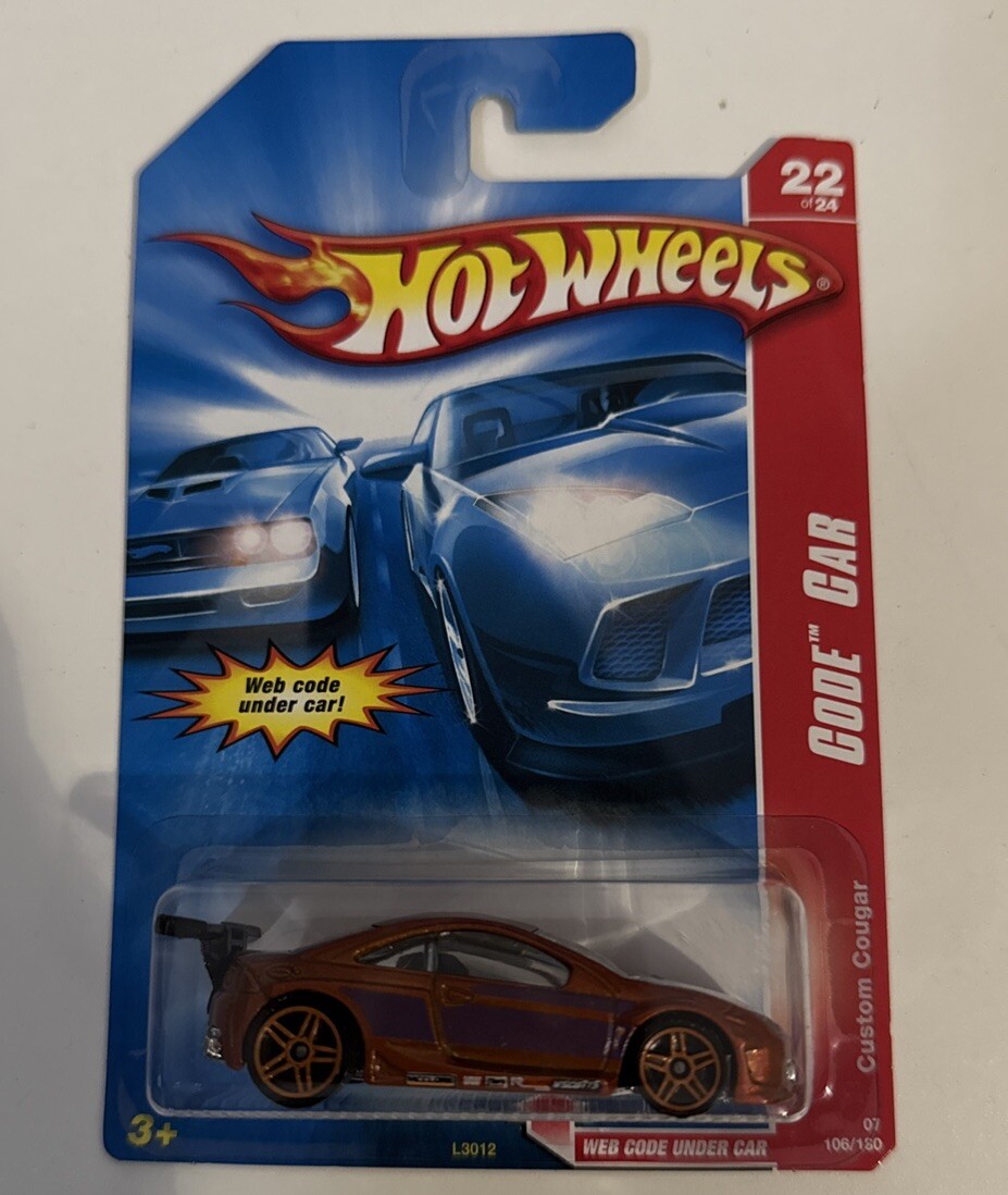 Hot Wheels Custom Cougar Code Car 2007