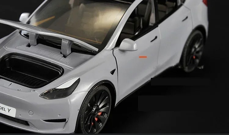 1:24 Tesla Model 3 Model Y Alloy Car Model Diecast Metal Toy Vehicles Car Model