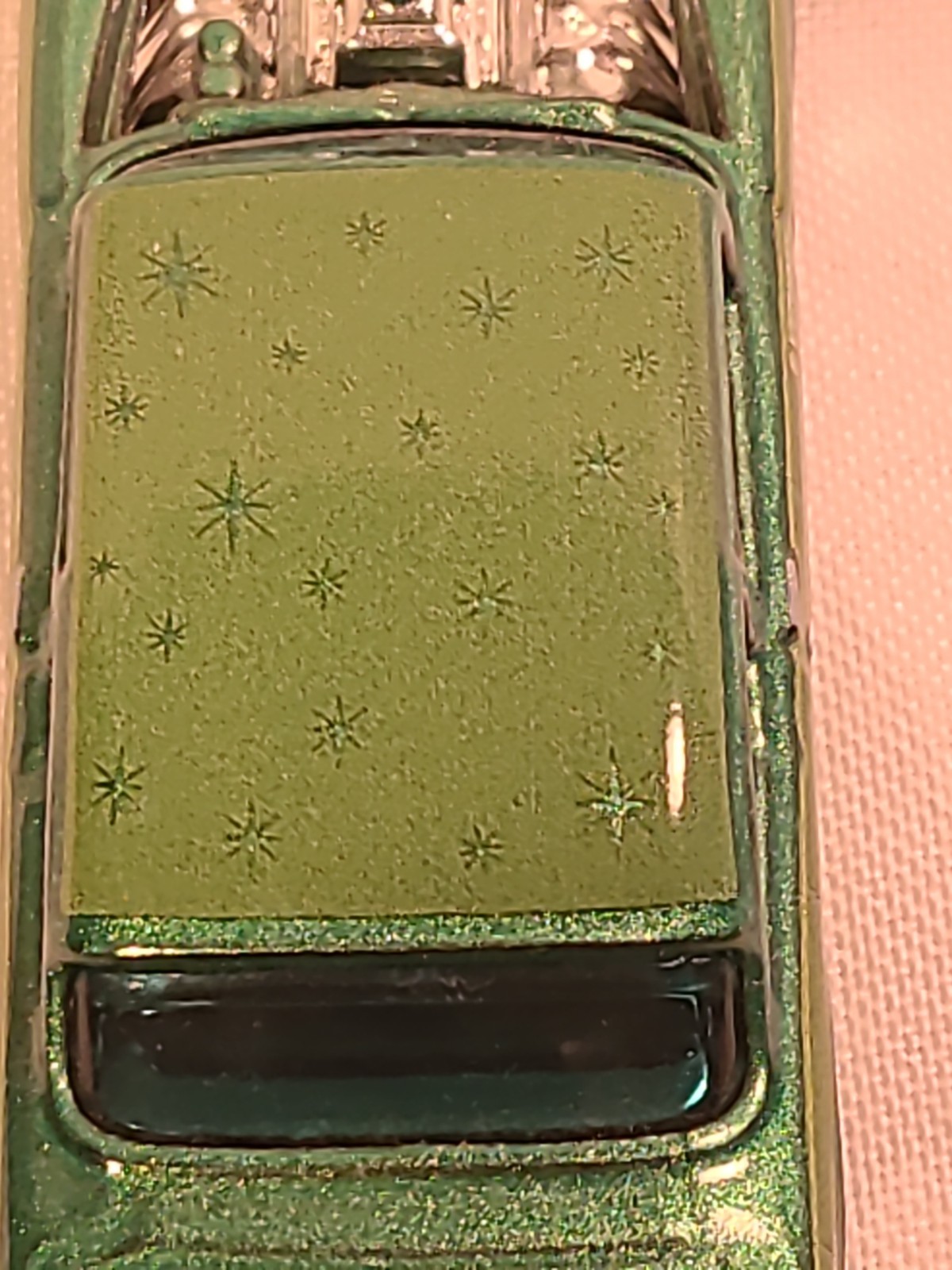 Hot Wheels Car Culture Dragstrip Demons ‘55 Bel Air Gasser Green Metal Base