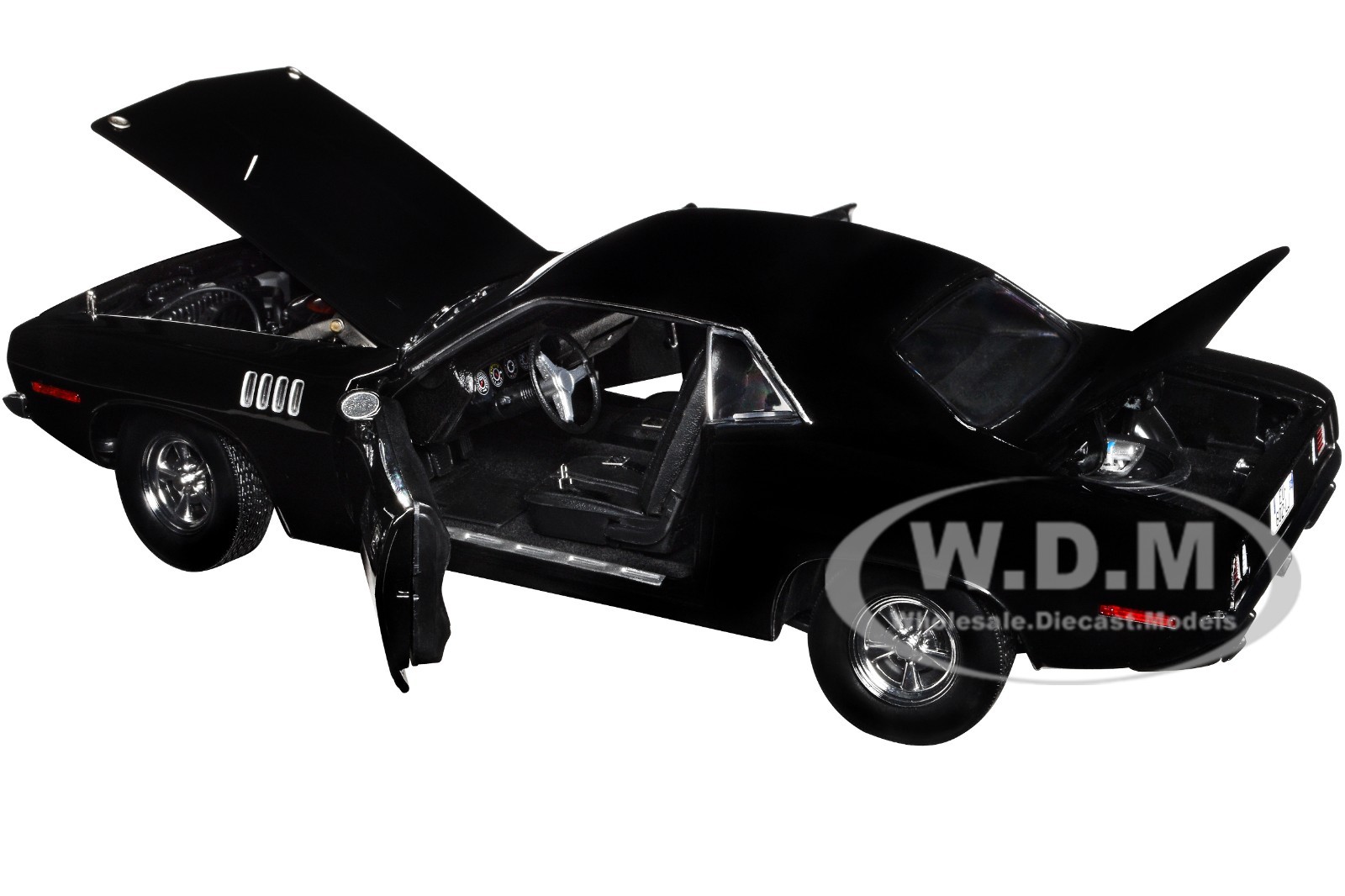 PLYMOUTH BARRACUDA BLACK “JOHN WICK CHAPTER 4” 1/18 DIECAST BY HIGHWAY 61 18045
