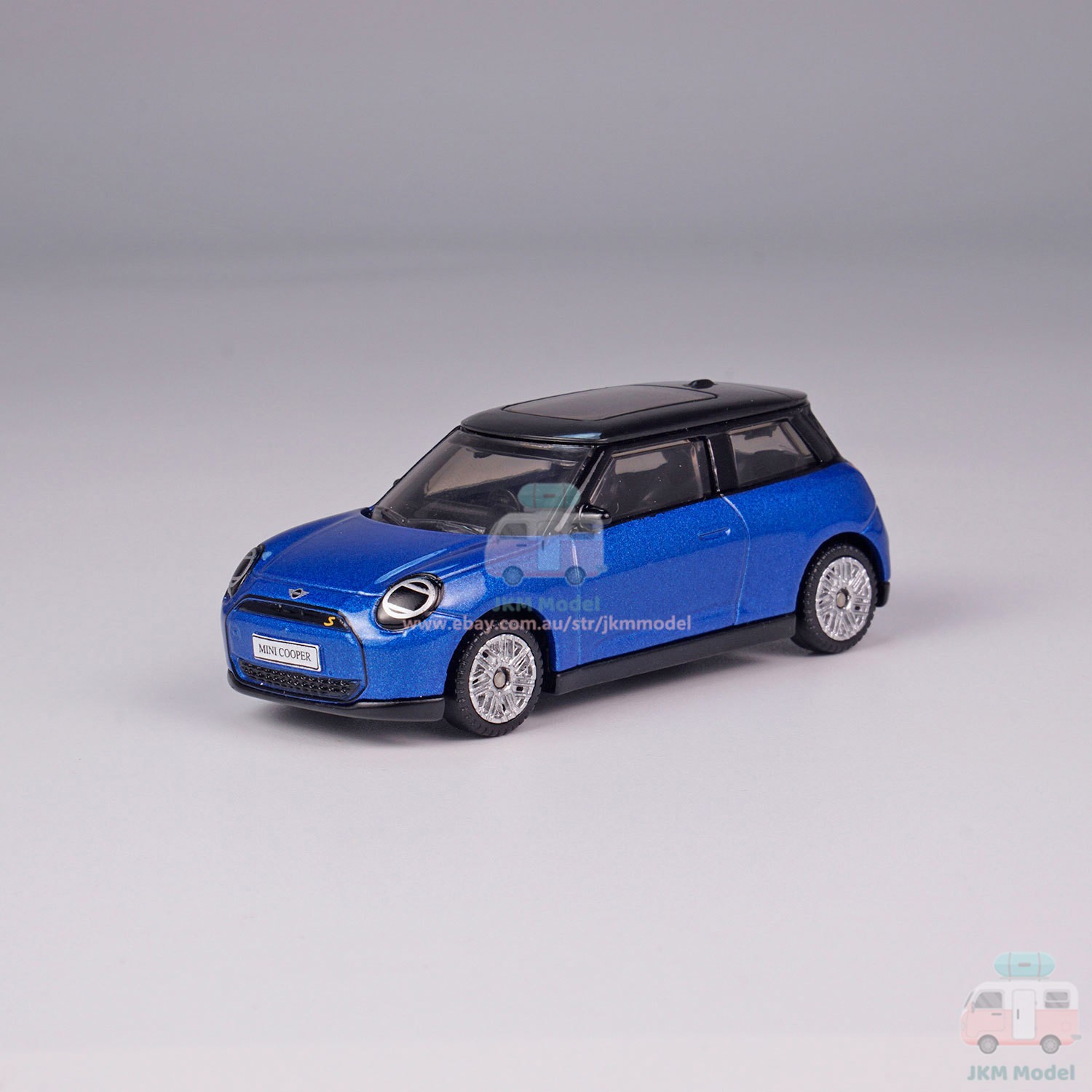 1:64 Mini Cooper S Model Car Alloy Diecast Toy Vehicle Collection Kid Gift Blue
