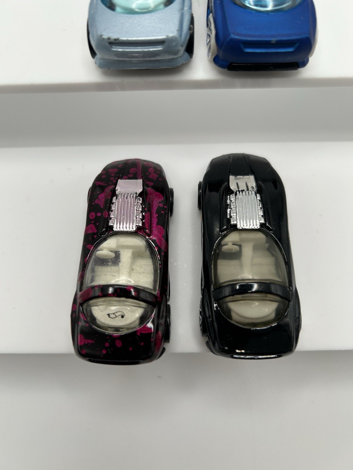 Hot Wheels 1990’s Silhouette II Lot of 4: Black/Purple, Black, Silver, Blue. 15