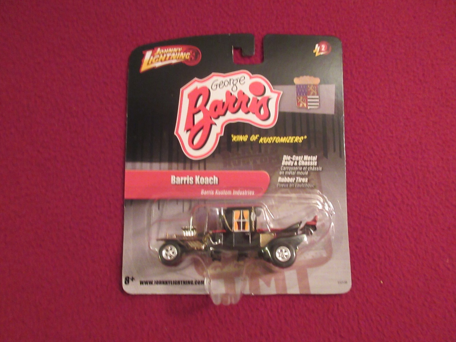 GEORGE BARRIS JOHNNY LIGHTNING ” BARRIS KOACH ” MINT ON CARD FACTORY SEALED