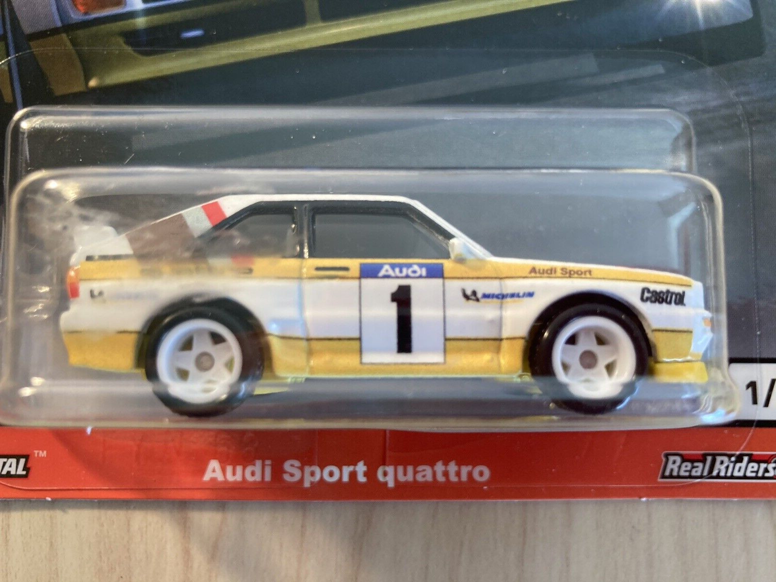 Hot wheels new Audi Sport Quattro Thrill Climbers on Real Riders