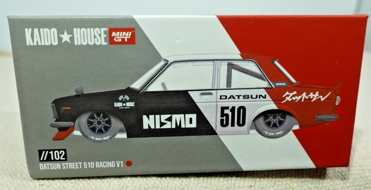 Kaido House Mini GT Datsun Street 510 Racing V1 1/64