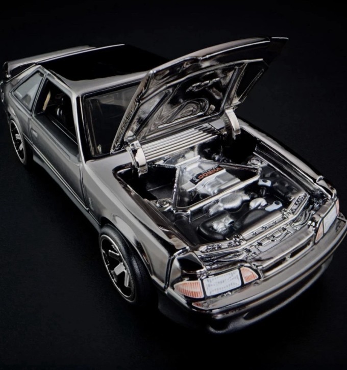 2025 RLC Exclusive Collectors 1993 Ford Mustang COBRA R Shadow Chrome