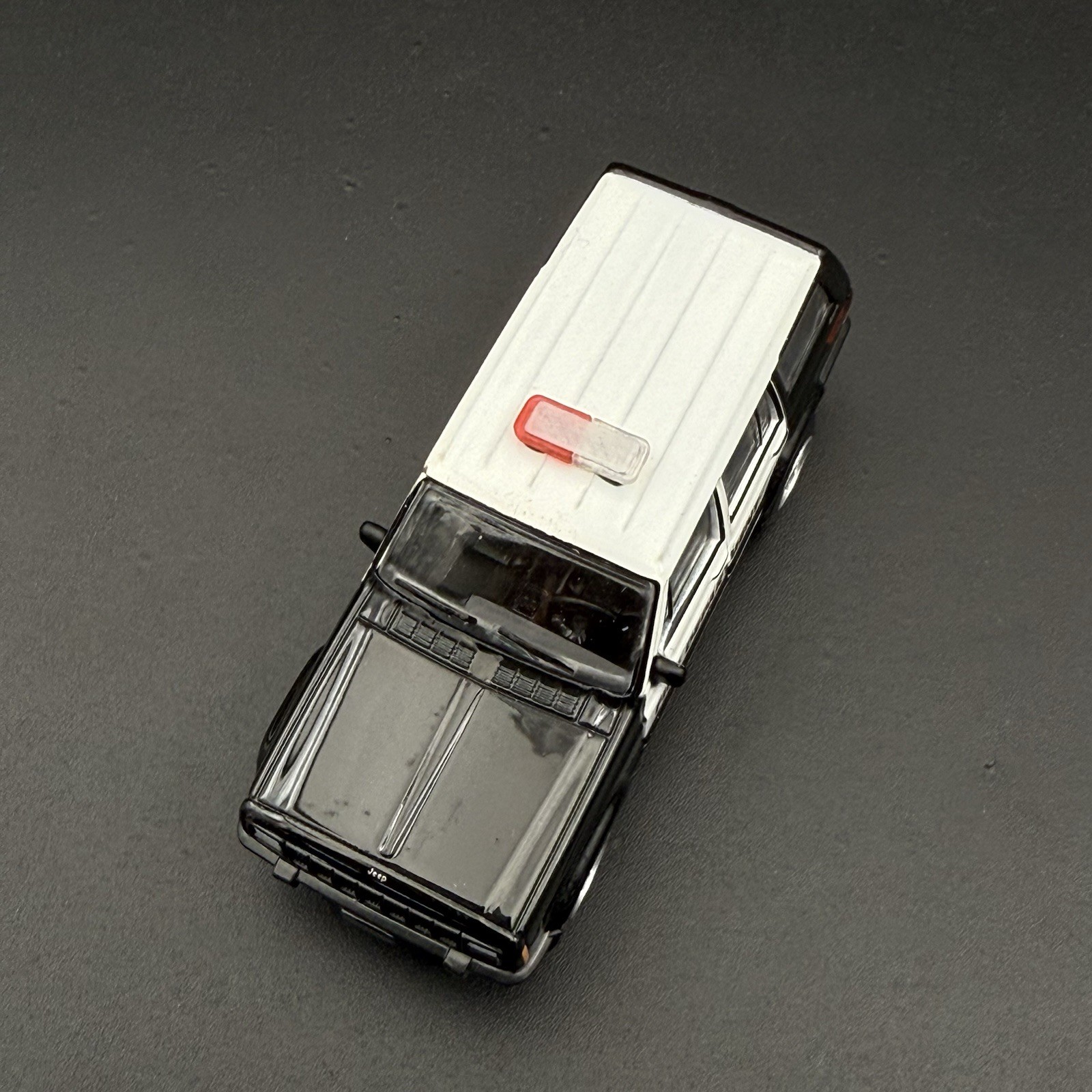 2 Pack 1/64 Mini Whelen Edge Red Clear Lightbar Gray Top Cover Police Fire EMS