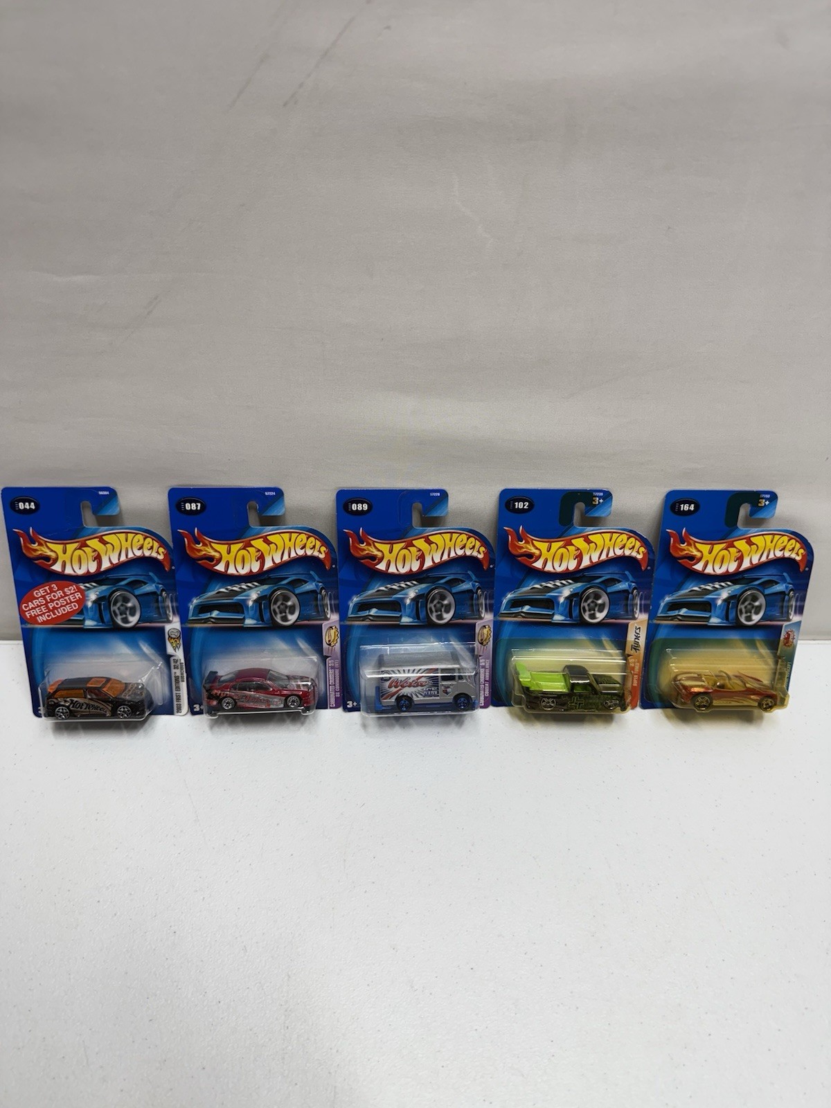 2003 Hot Wheels Cars -Various – 35 Year Anniversary Vintage Lot Of 10 New