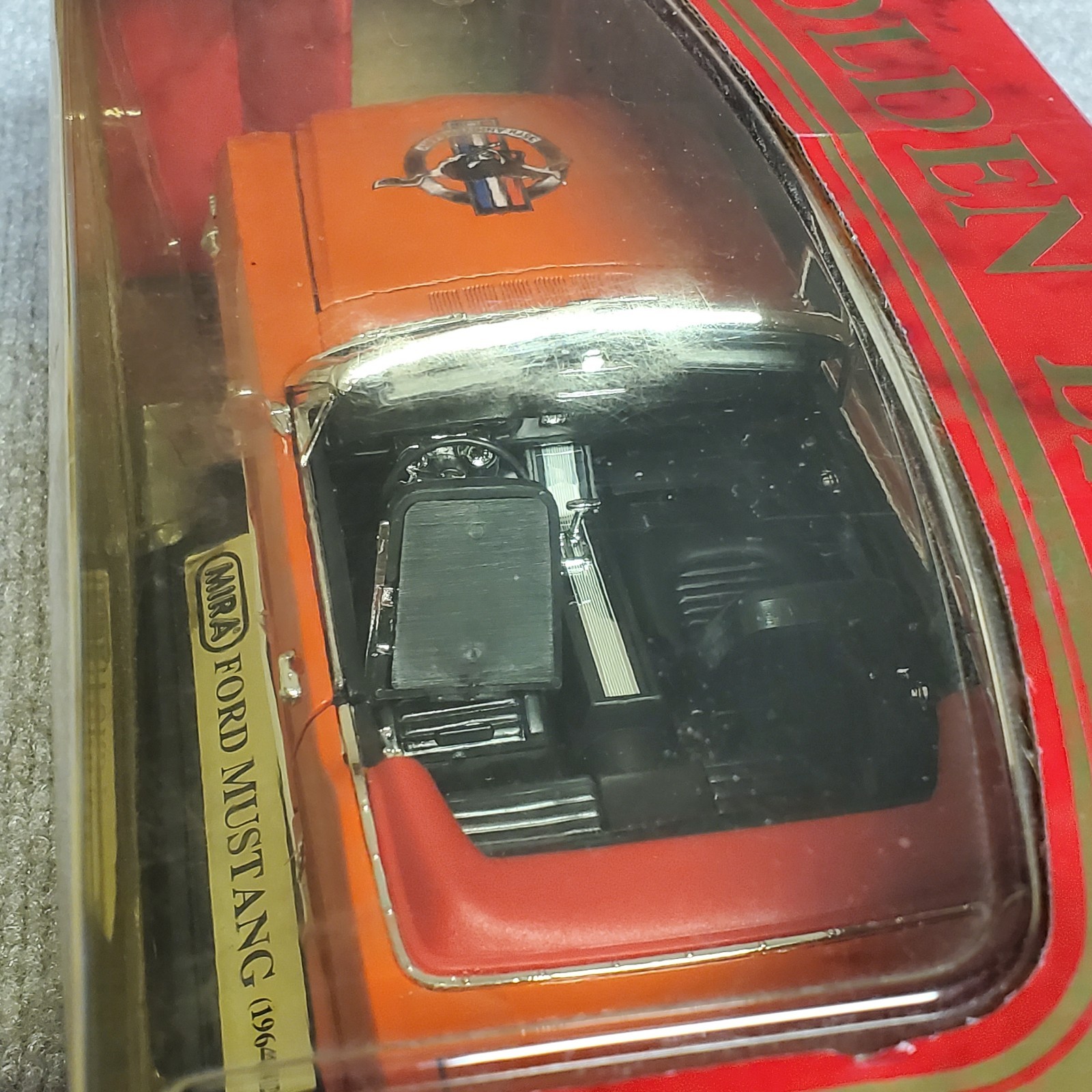1964 1/2 Mira Golden Line Diecast Ford Mustang Convertible 1:18 NOS In Box