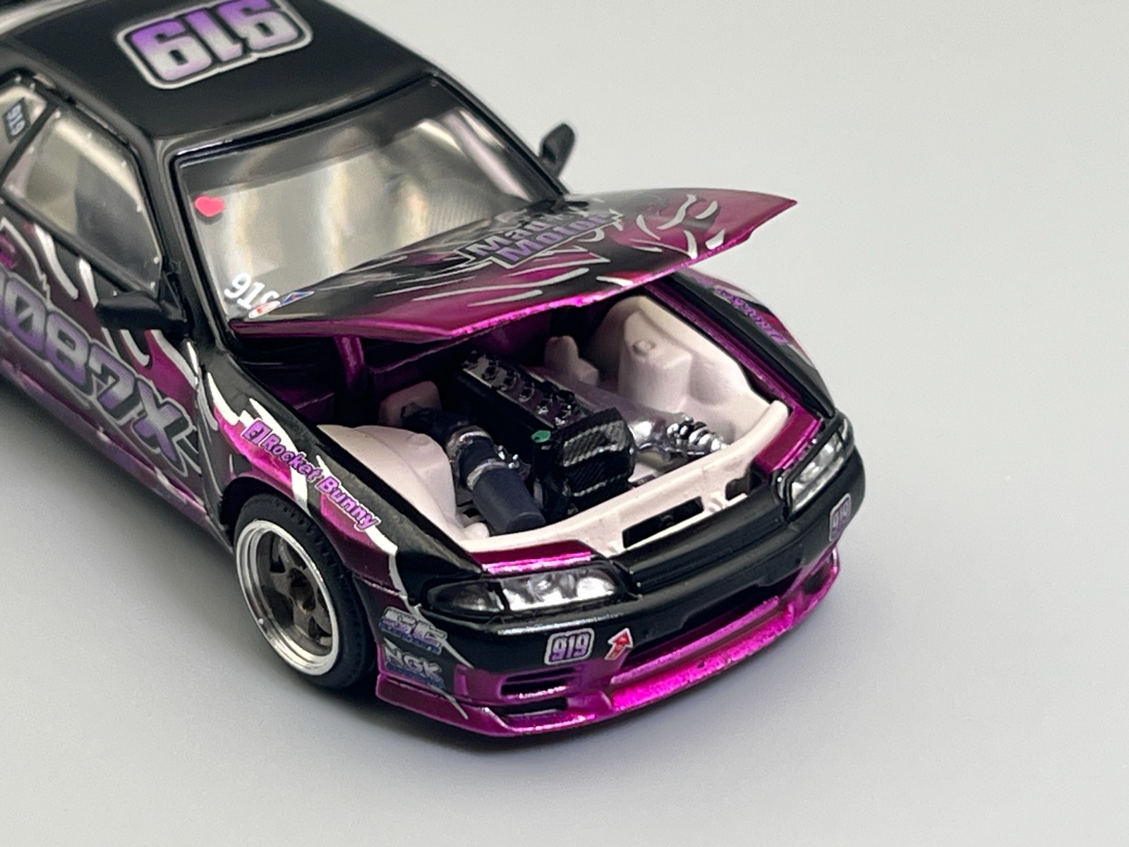 Pandem Nissan Skyline GT-R R32 “Echo Gao” Formula Drift 1087X Poprace 1/64 scale