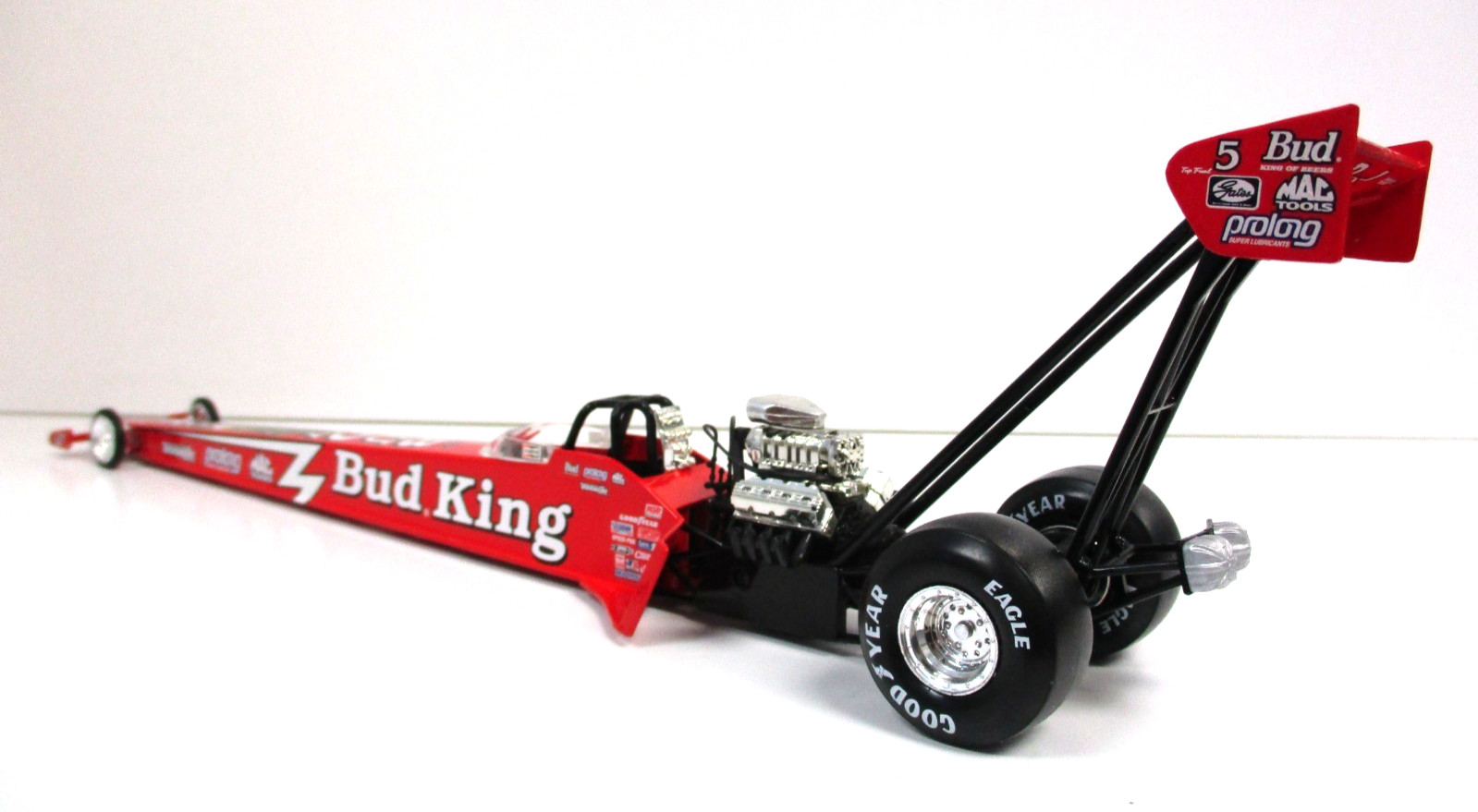 ACTION KENNY BERNSTEIN BUDWEISER LOUIE THE LIZARD 1998 TOP FUEL DRAGSTER 1/24