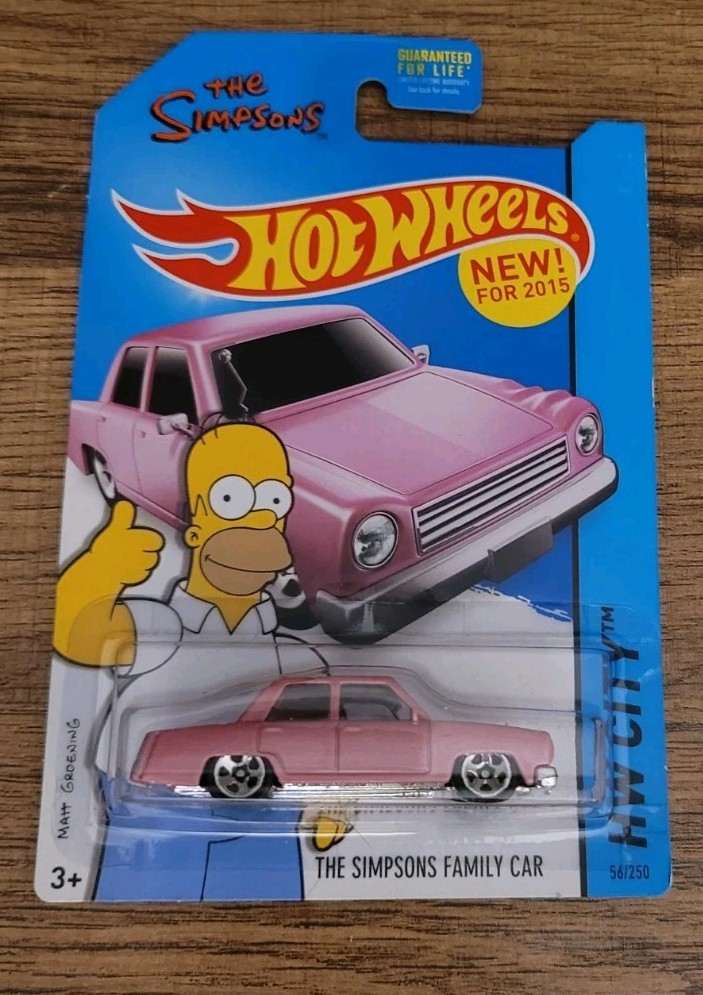 Hot Wheels The Simpsons Family Car 2015 HW City #50/250