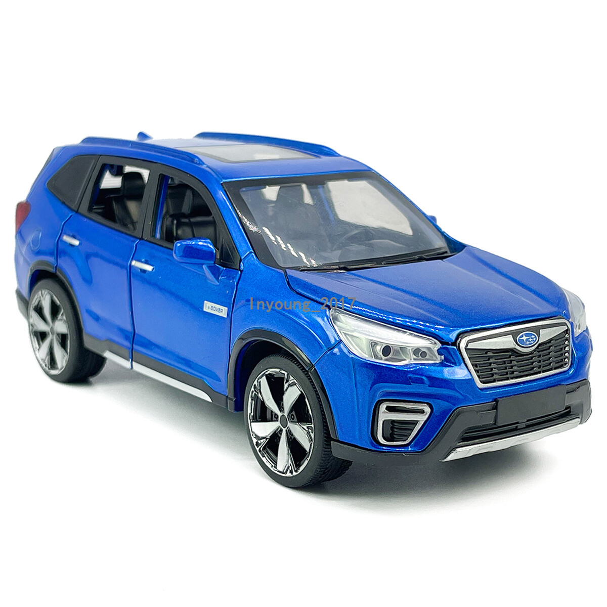 1:30 Subaru Forester Model Toy Car Diecast Toy Vehicle Toys for Boys Gifts Blue