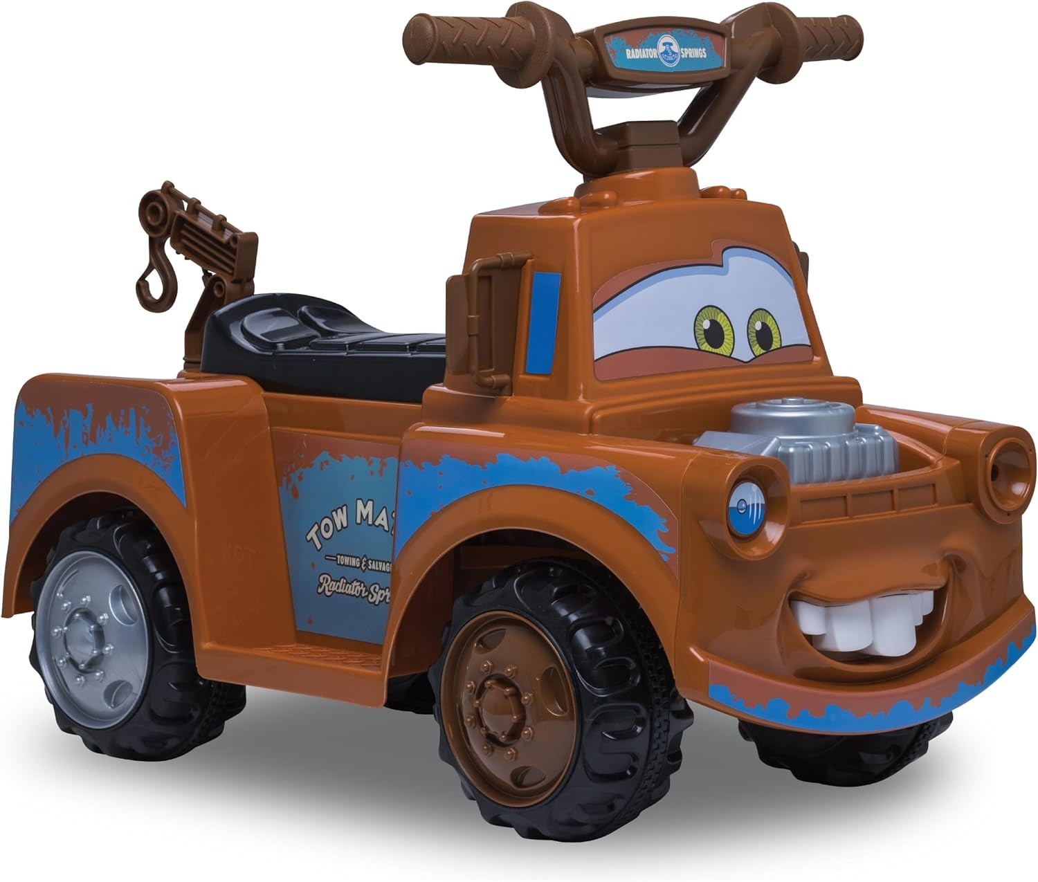 Toddler Disney Cars 3 Tow-Mater Electric Quad Ride-On, Kids 1.5-3 Years Old, …