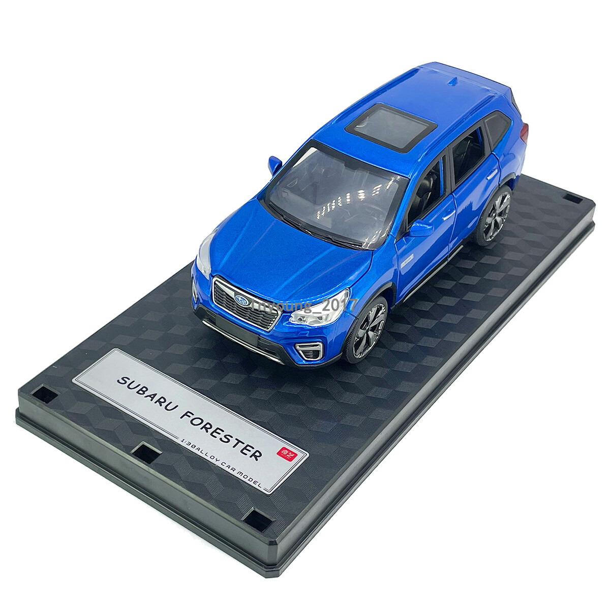 1:30 Subaru Forester Model Toy Car Diecast Toy Vehicle Toys for Boys Gifts Blue