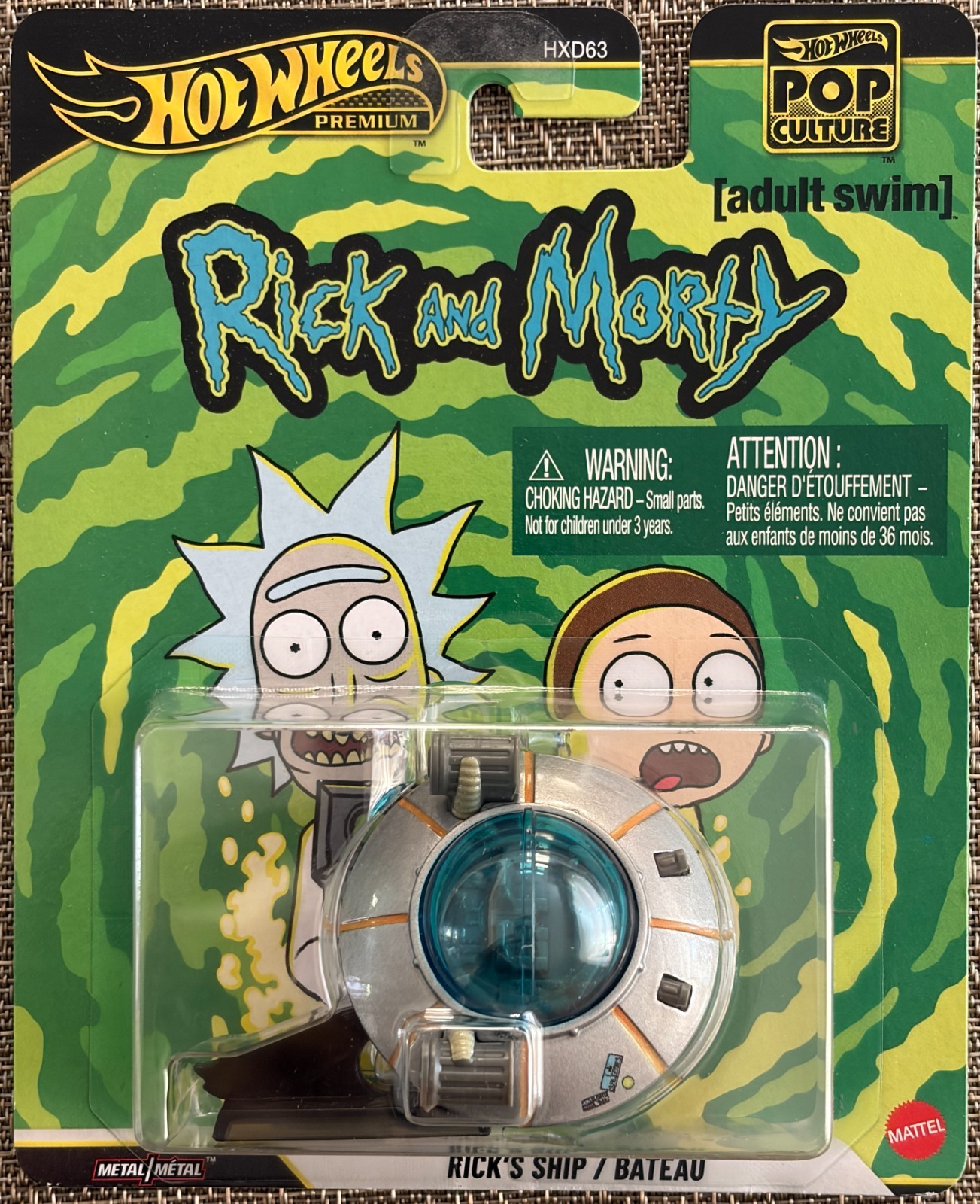 2026 Hot Wheels Premium Pop Culture , Rick’s Ship , Rick & Morty – Adult Swim