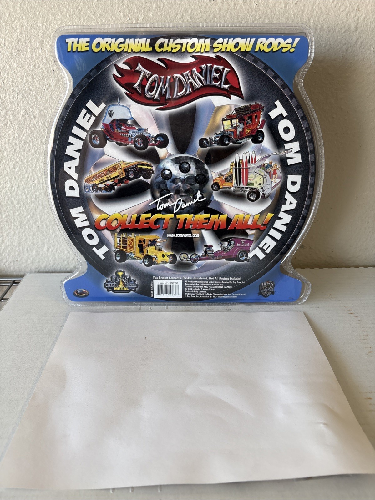 Tom Daniel Original Custom Show Rods 6 Car Collector Pack Autographed With Pins!