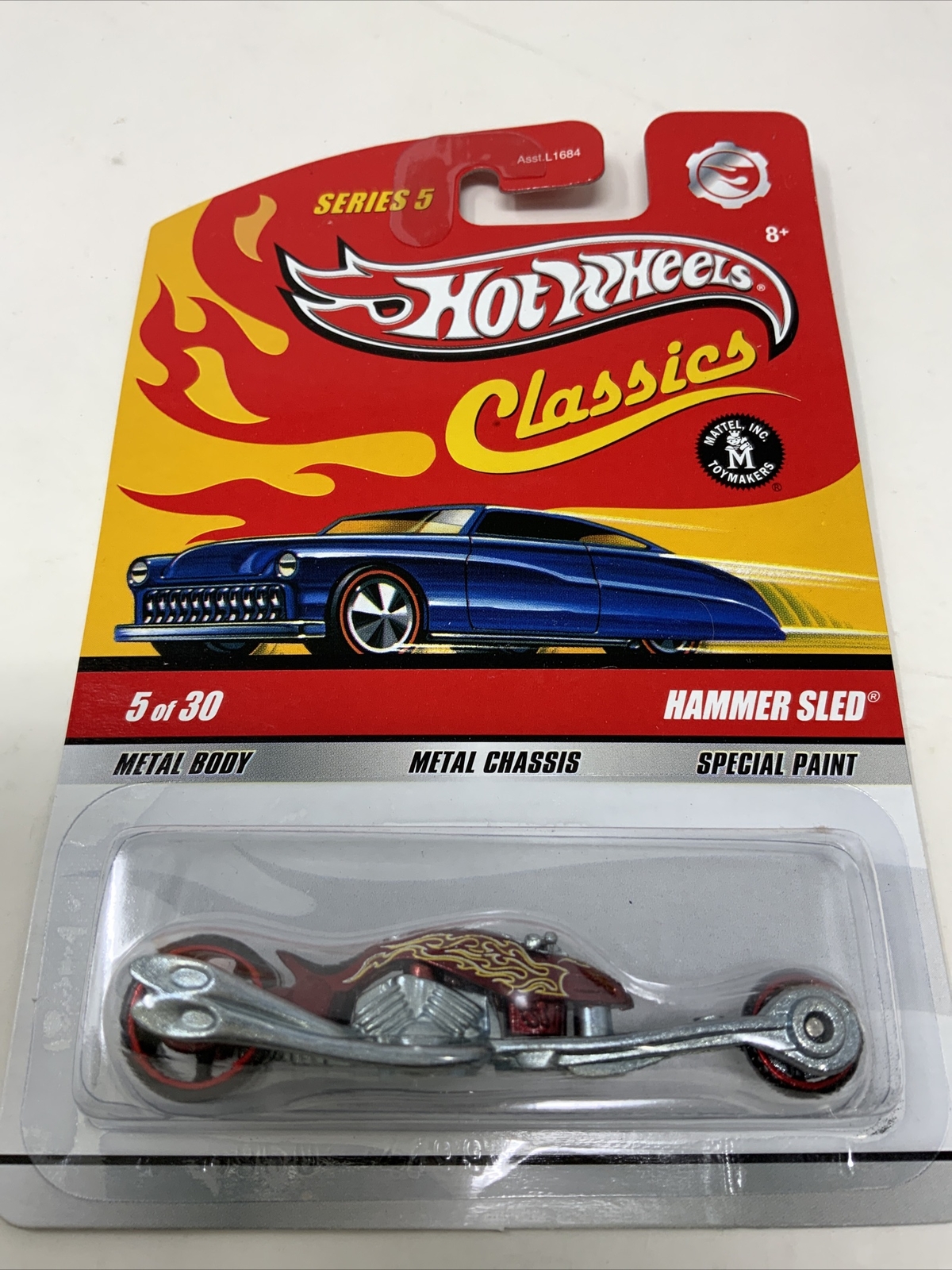 2009 Hot Wheels Classics Series 5 Hammer Sled Red Version #5/30 New 1:64