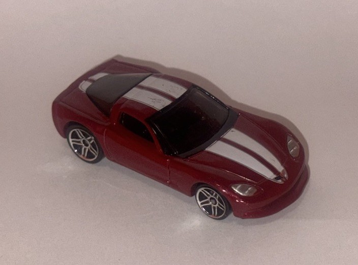 HOT WHEELS Loose MYSTERY CAR C6 Corvette (Red Version)