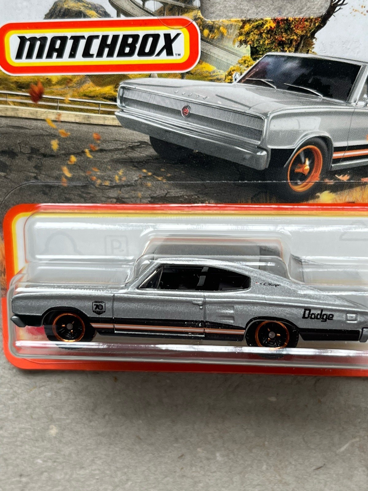 * Matchbox 1966 Dodge Charger 70 Years Special Edition Short Card i