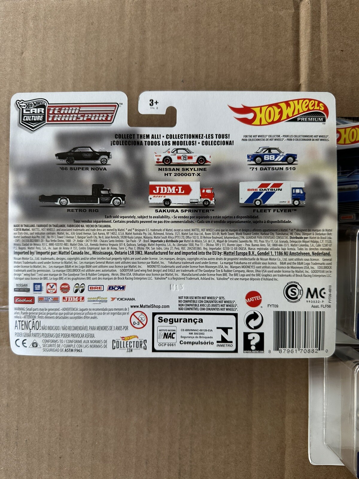 Hot Wheels Transporter 2019 1:64 Diecast Cars, NEW (Set of 3), FYT09 FYT08