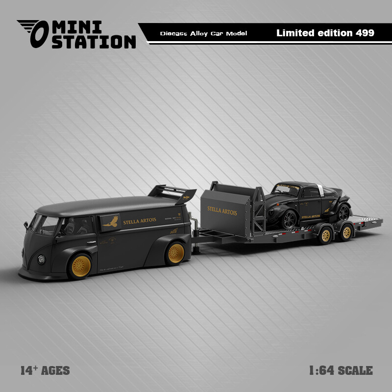 Mini Station 1:64 RWB 964/Targa/T1 Model Car