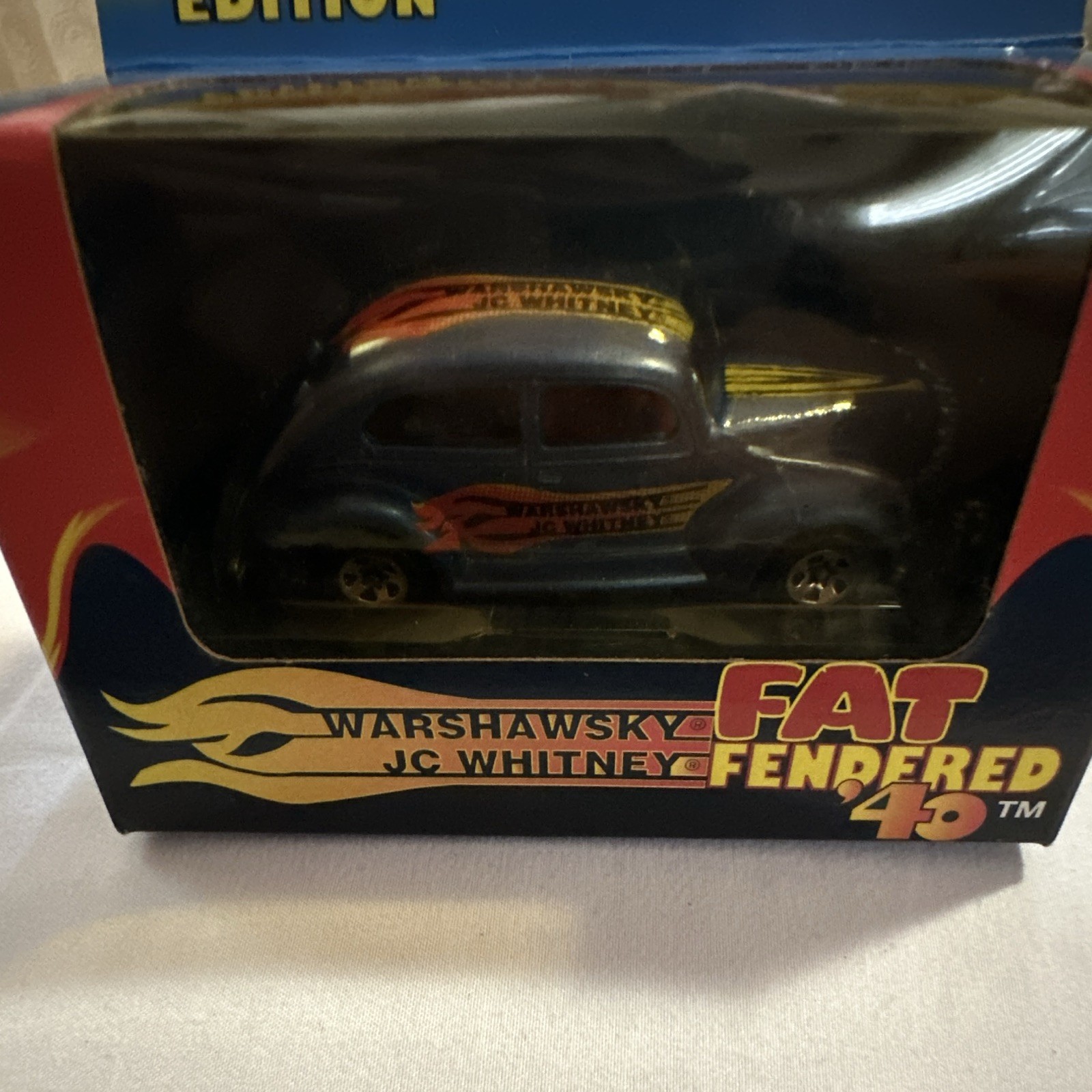 Hot Wheels Collector Edition Warshawsky JC Whitney Fat Fendered ’40 1:64 Blue