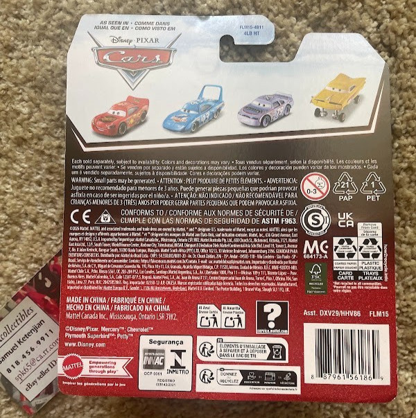 Disney Pixar Cars Sheriff 2026 CHINA Variant Diecast NEW 20 YEARS Purple Lips