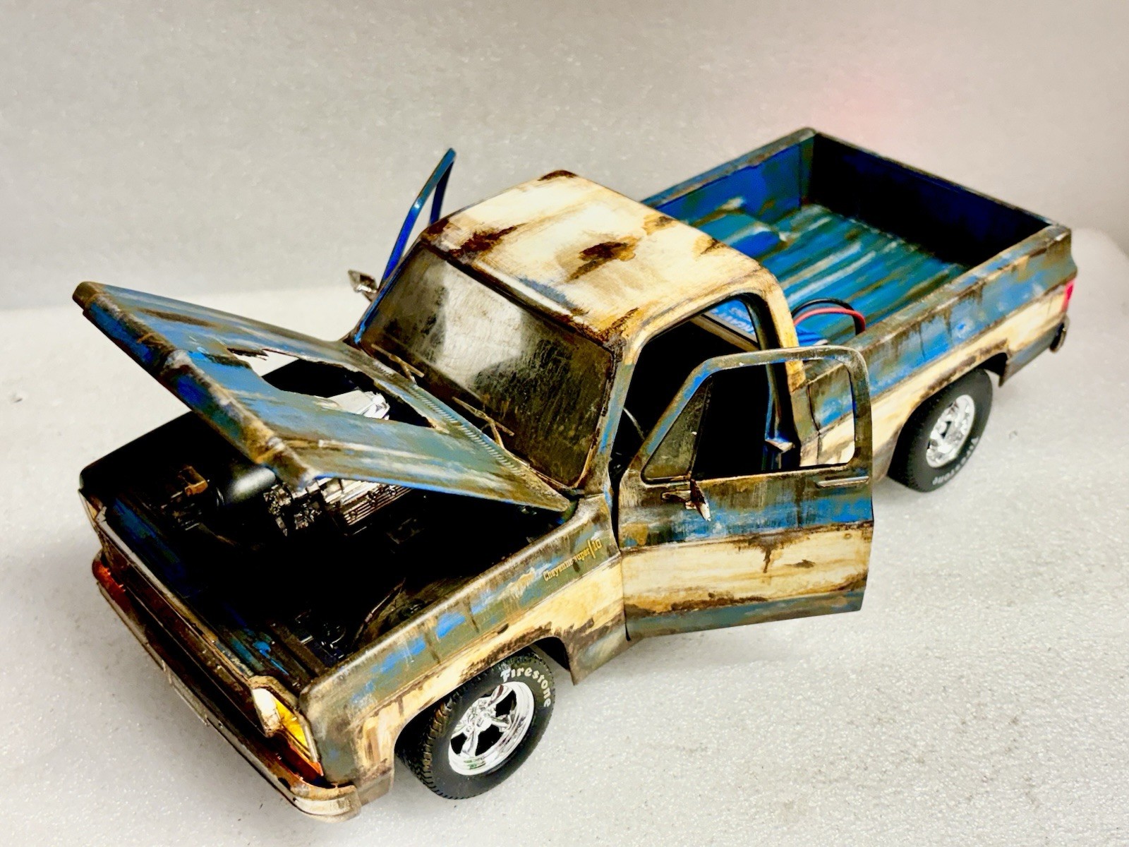 Weathered 1974 Chevrolet C-10 PRO Street Truck Cheyenne BARN FIND Abandoned Rust