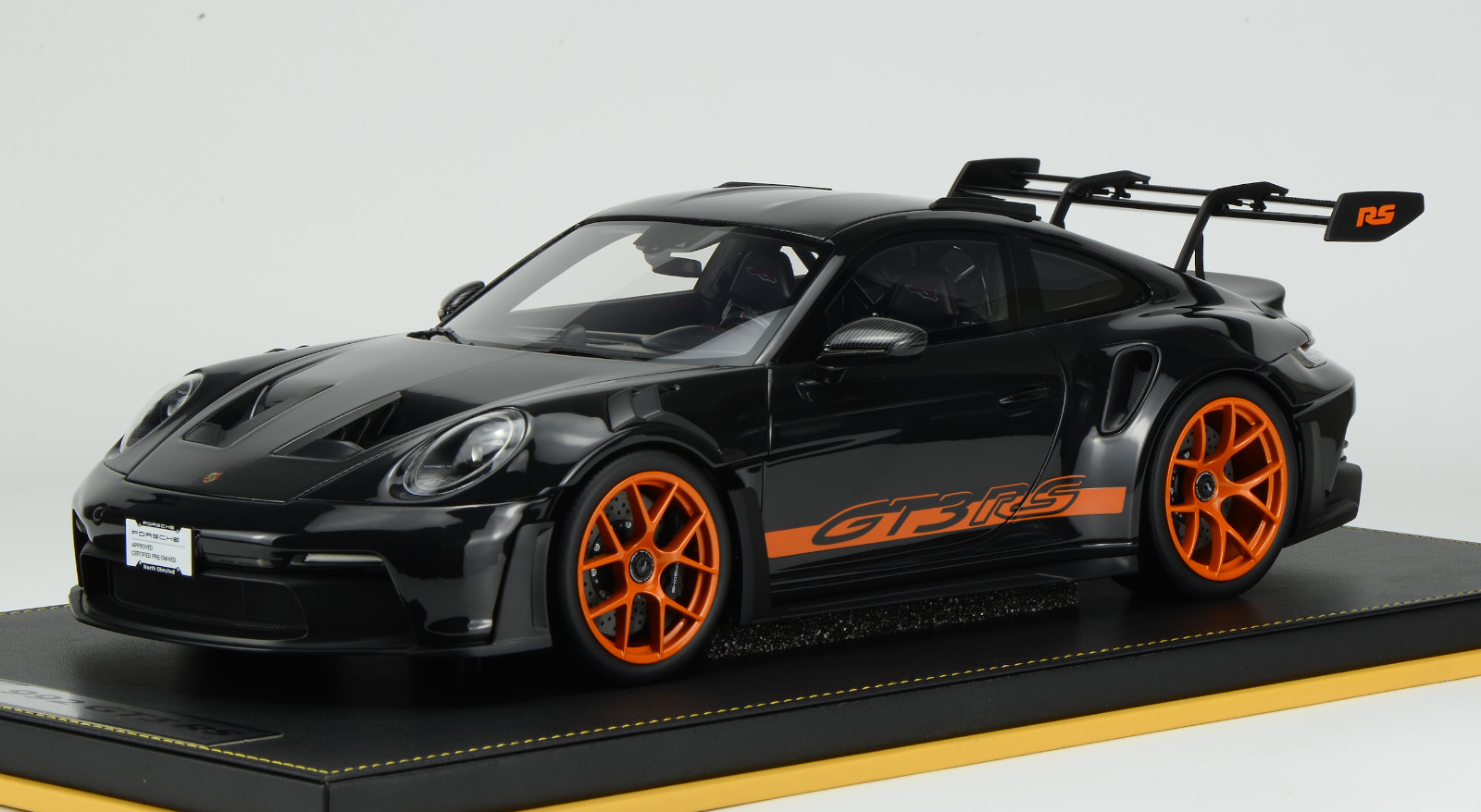1/12 scale IVY model of Porsche 911 GT3 RS Weissach 2022 Black / Red 15 Pcs